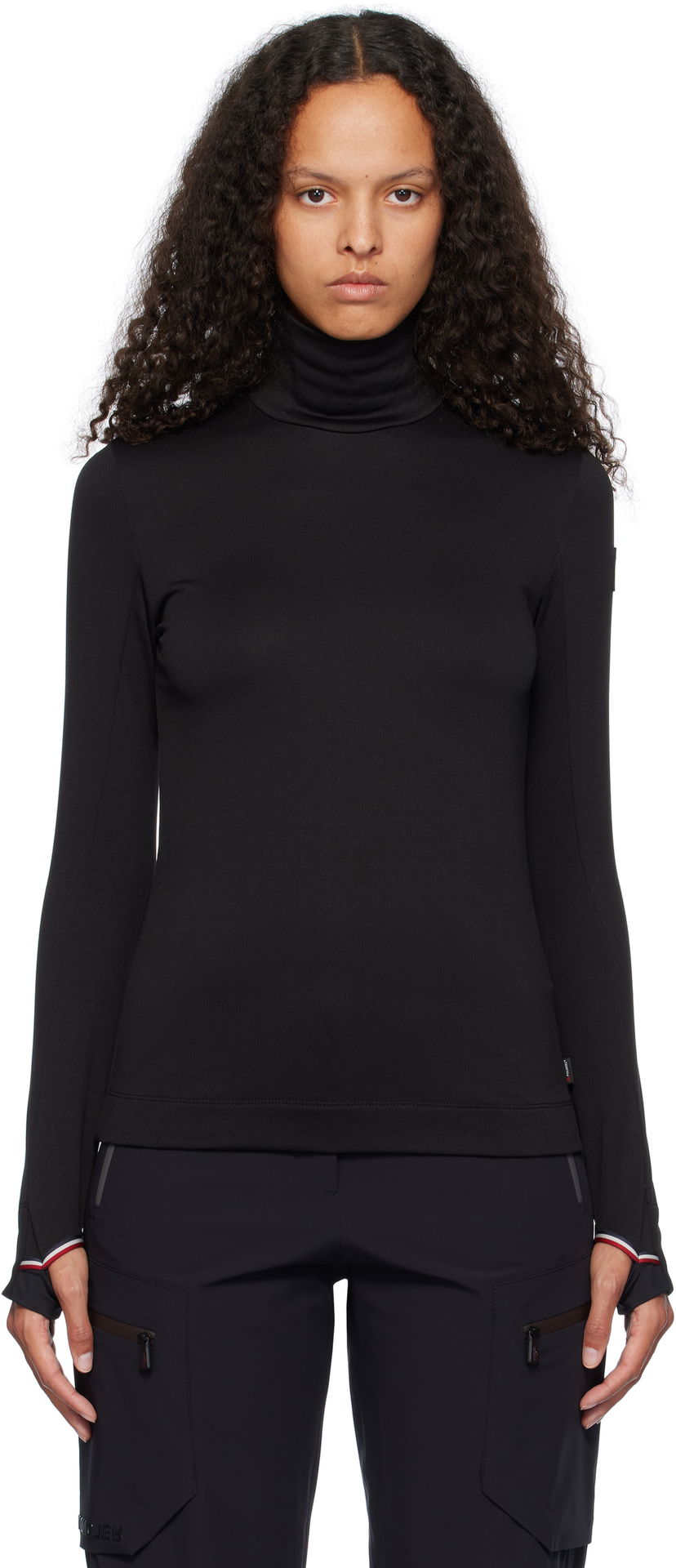 Pleteni pulover Moncler Ski Turtleneck Črna | J20988G00015899JO