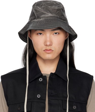 Klobuk Rick Owens Rick Owens DRKSHDW Hollywood Gilligan Bucket Hat Črna | DA01E3479 PF, 0