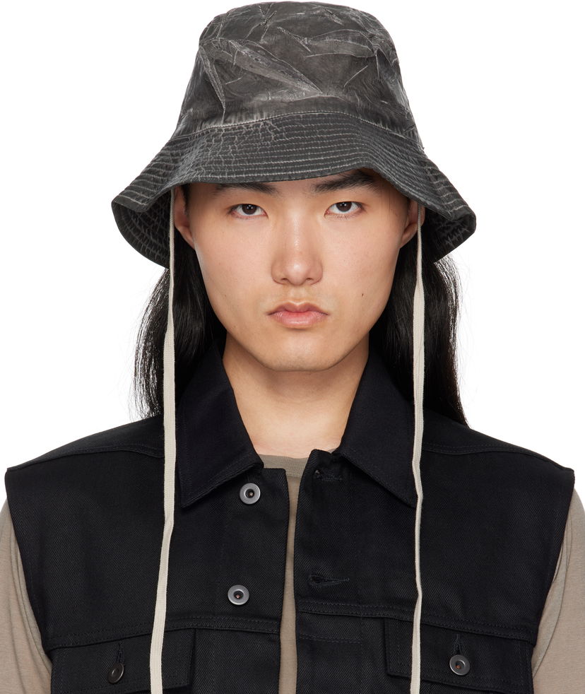 Klobuk Rick Owens Rick Owens DRKSHDW Hollywood Gilligan Bucket Hat Črna | DA01E3479 PF