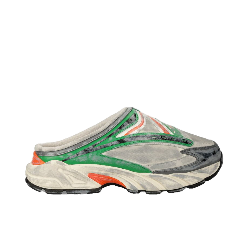 Superge in čevlji HERON PRESTON Block Stepper Mule Vintage Zelena | HMIA030F23FAB0026105