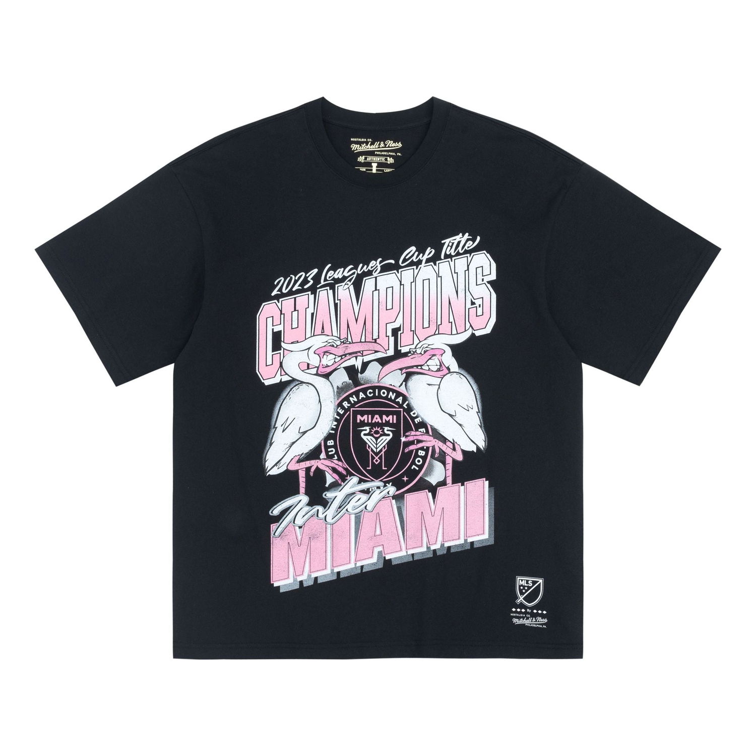 Majica Mitchell & Ness Inter Miami CF Champion T-Shirt Črna | MN2551-BLACK, 0