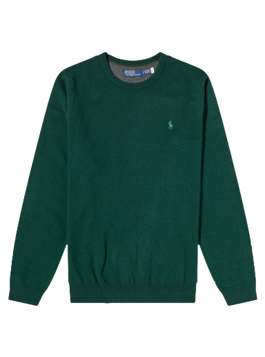 Pulover Polo by Ralph Lauren Polo Ralph Lauren Lambswool Crew Knit Hunt Club Zelena | 710876714002