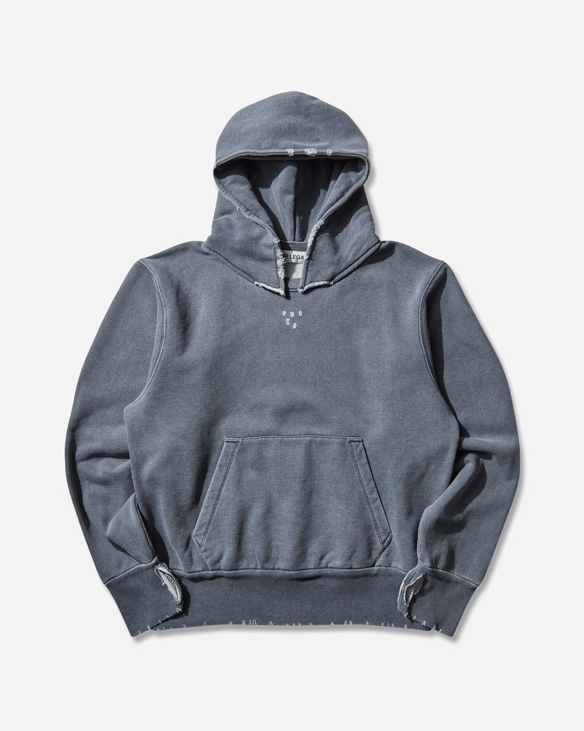 Pulover OUR LEGACY Relic Distressed Pouch Pocket Hoodie Siva | M4256RF 001
