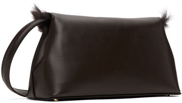 Torbica TOTEME Shearling T-Lock Clutch Bag Rjava | 244-WAL0055-LE0084, 2