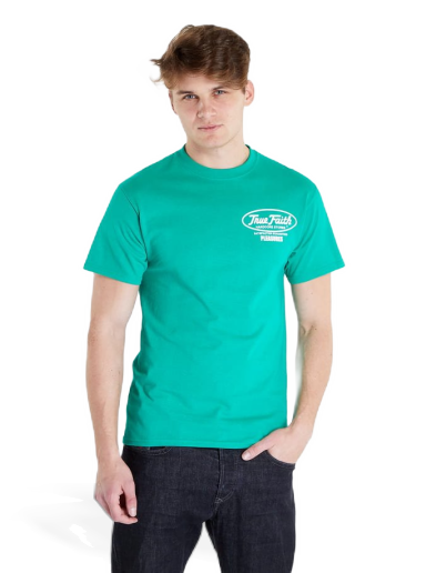 Majica Pleasures Faith T-shirt Turkizna | P22f058 green