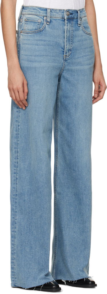 Kavbojke rag & bone 'The Sofie' High-Rise Ultra Wide Jeans Modra | WDD24F2952FUWH, 1