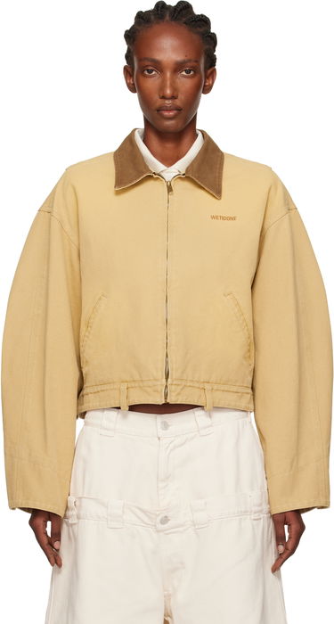 Jakna We11done We11done Washed Work Cropped Jacket Bež | WD-JK2-25-008-W-BG, 0