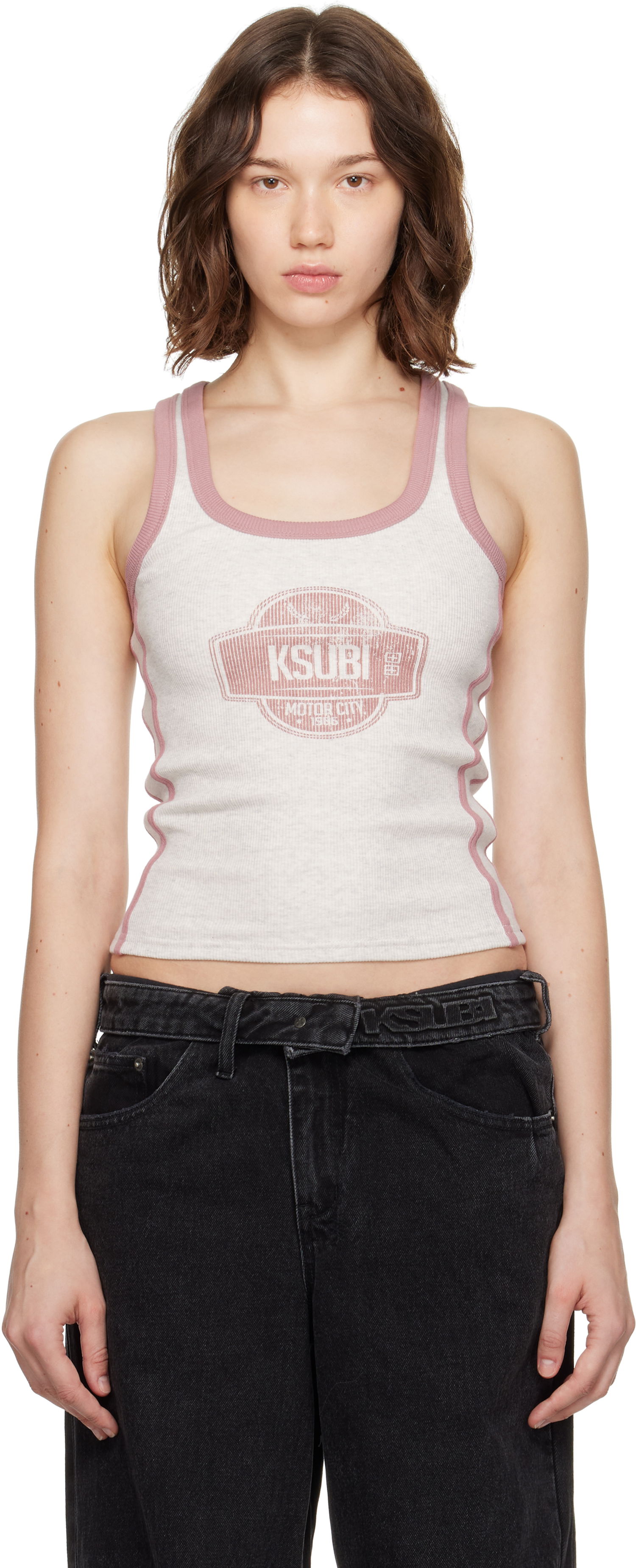Majica brez rokavov Ksubi Ksubi Pitt Lane Origin Tank Top Bela | WPF25SI002, 0