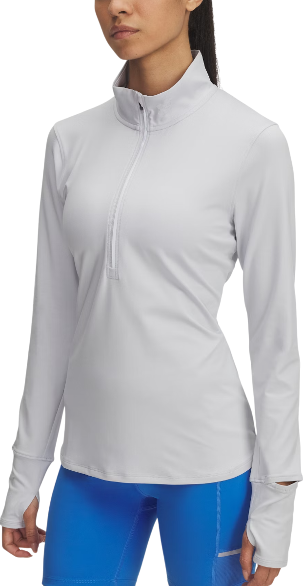 Majica Under Armour Under Armour Qualifier Run 1/2 Zip Running Pullover Bela | 1379349-014
