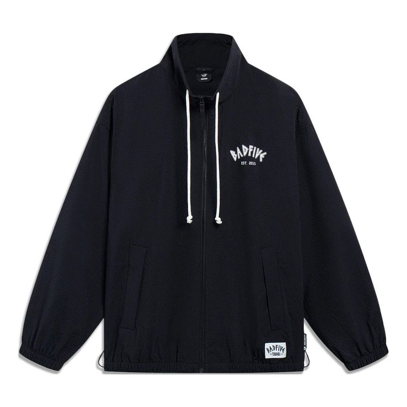 Vetrovka Li-Ning BadFive Live With Hoops Graphic Jacket Črna | AFDT189-3