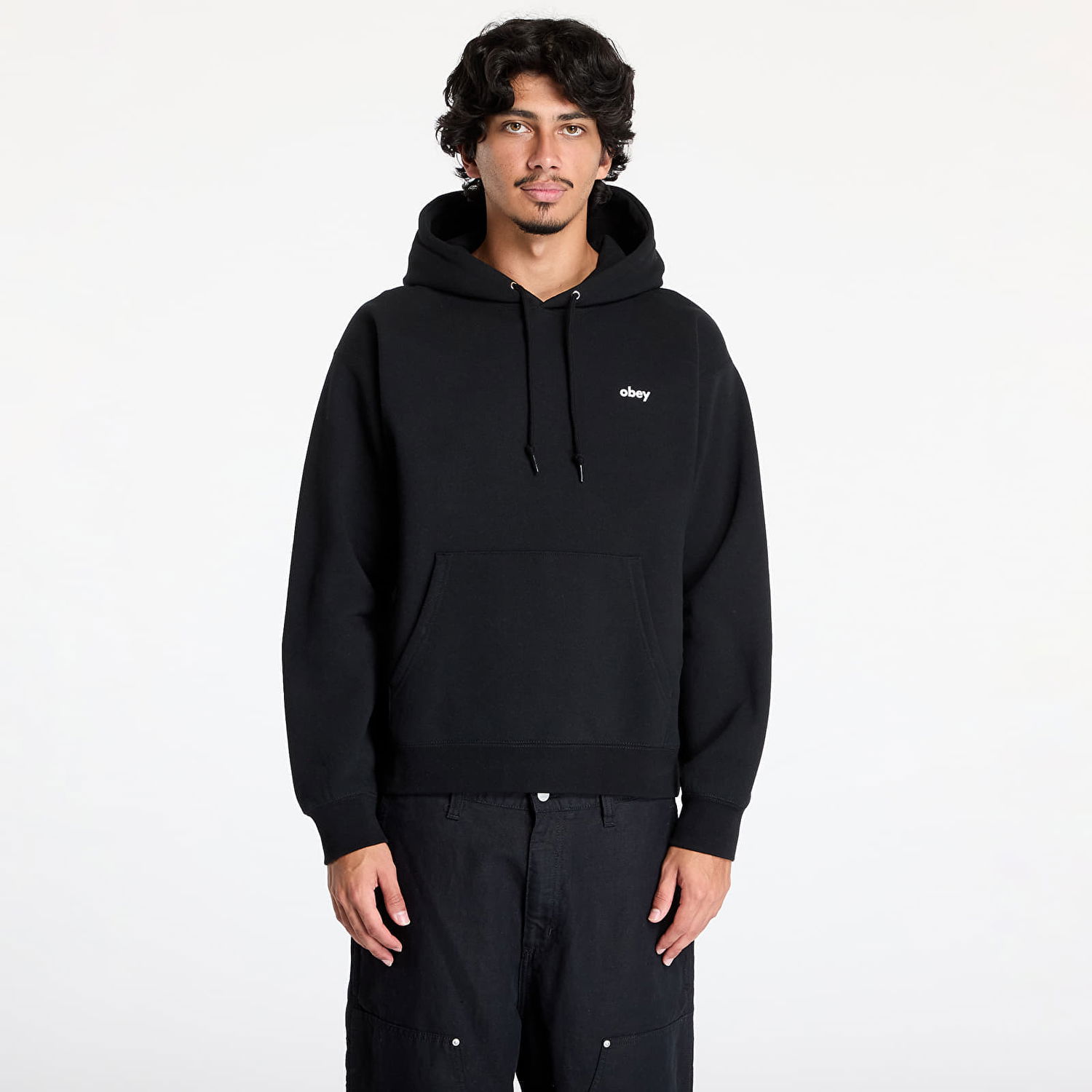 Pulover OBEY Dalmation Hoodie Black Črna | 112843923-BLK, 0