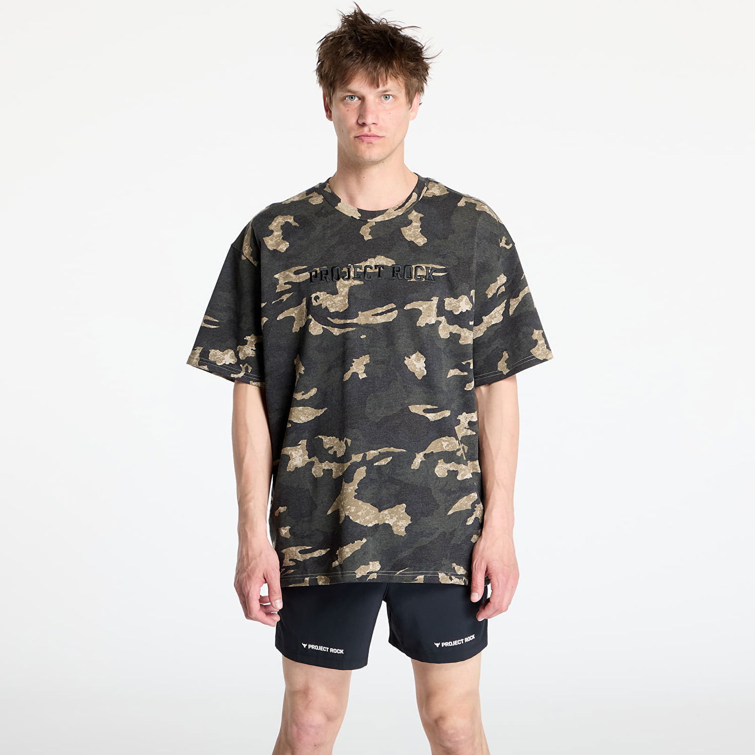 Majica Under Armour Project Rock All Over Print T-Shirt Zelena | 1389976-251, 0