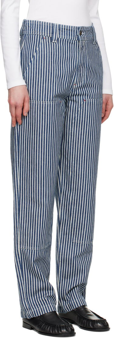 Hlače A.P.C. A.P.C. Gustav Striped Jeans Modra | COHHG-M08484, 1
