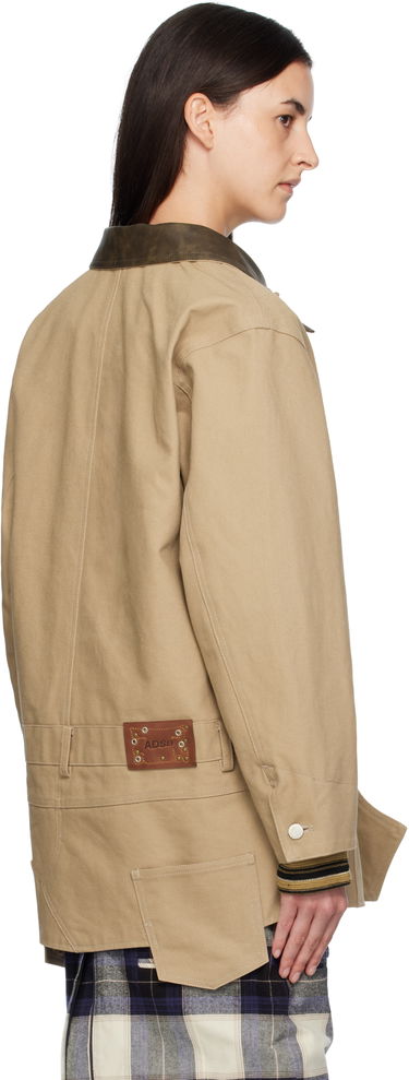 Plašči Andersson Bell Andersson Bell Carpenter Shorts Inserted Coat Bež | awa720w, 2