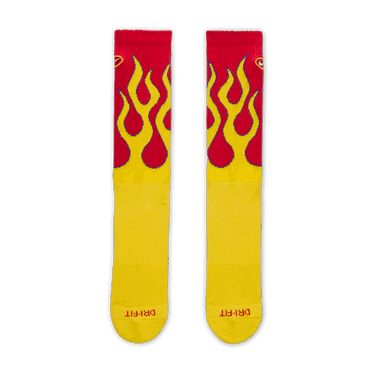 Nogavice Nike Everyday Plus Cushioned Mid Socks Rumena | IB2285-657, 1