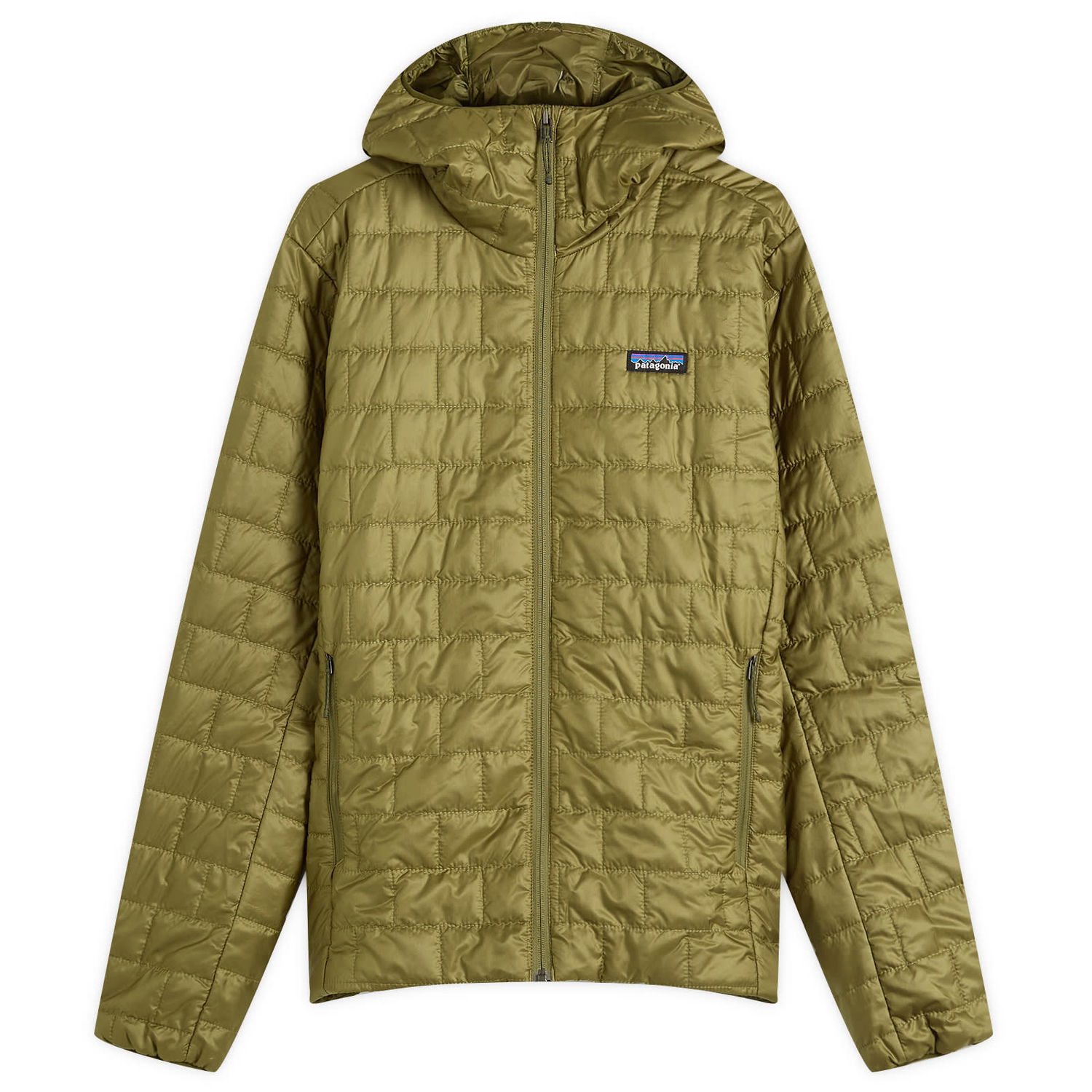 Puhovka Patagonia Men's Nano Puff Hooded Jacket, Size Small Zelena | 84223-PNDG, 1