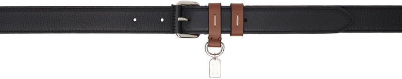 Pasovi Maison Margiela Maison Margiela Contrast Leather Belt Črna | SA1TP0018 P7268
