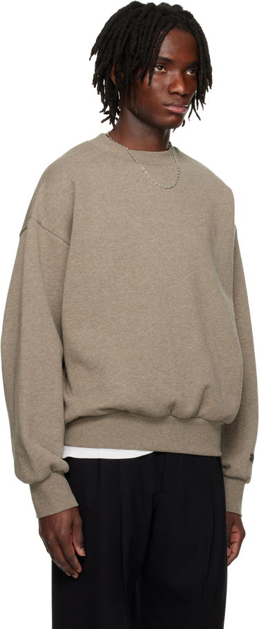 Pleteni pulover Fear of God Fear of God ESSENTIALS Classic Crewneck Sweatshirt Siva | 192AS252041F, 1