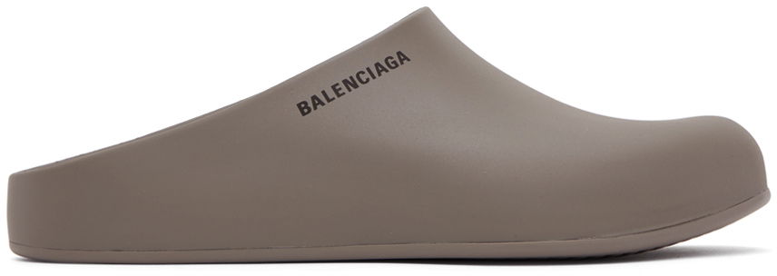 Superge in čevlji Balenciaga Pool Slide Clogs "Grey" Siva | 699129-W1S8V-1010, 0