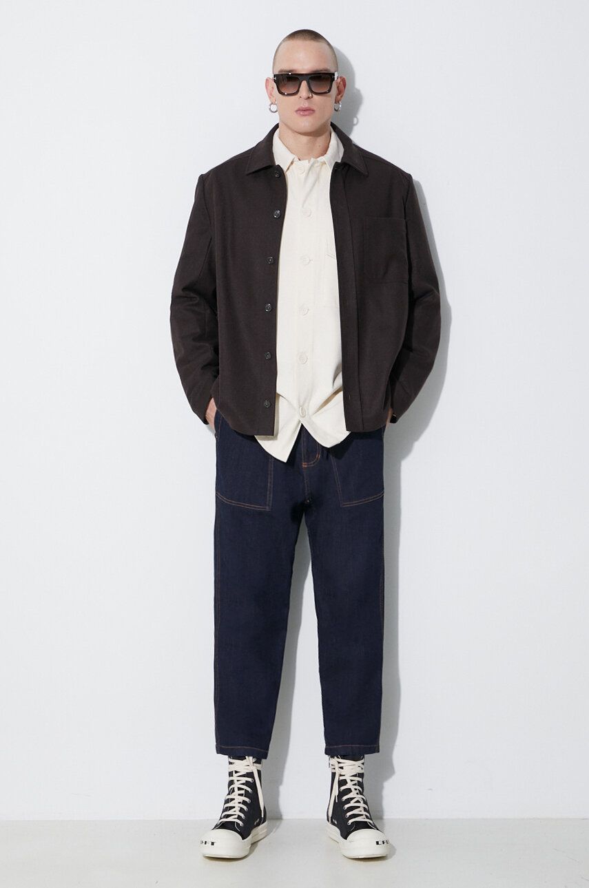 Jakna A.P.C. Wool Jacket Rjava | WOAPN.H02871, 1