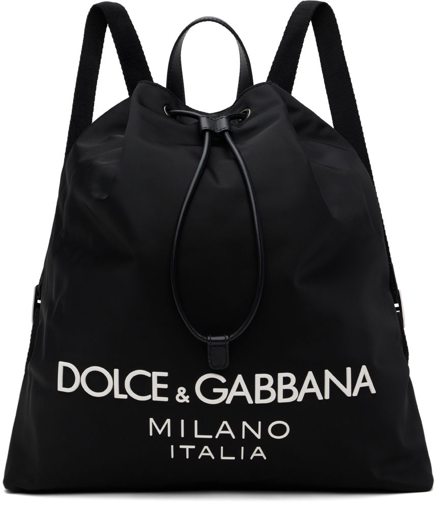 Nahrbtnik Dolce & Gabbana Drawstring Backpack Črna | BM2336AG182, 0
