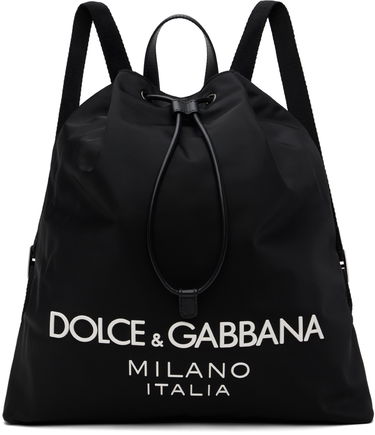 Nahrbtnik Dolce & Gabbana Drawstring Backpack Črna | BM2336AG182, 0