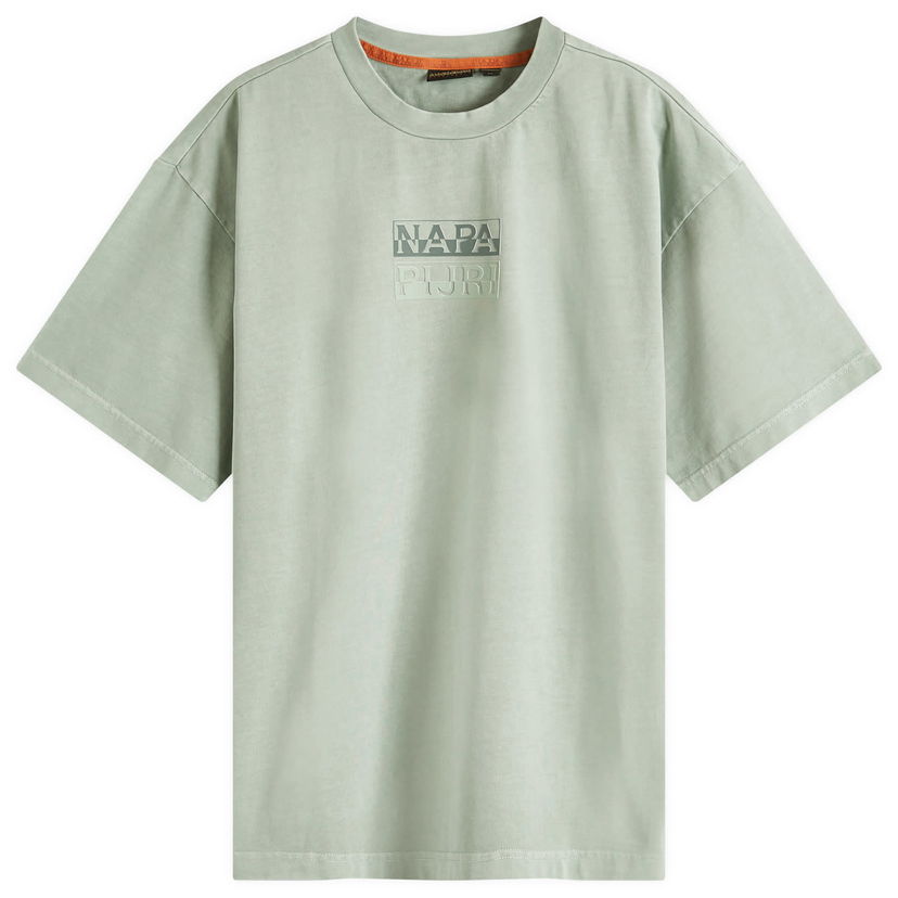 Majica Napapijri Men's Split Logo T-Shirt, Size Large Zelena | NP0A4ILQG1X1