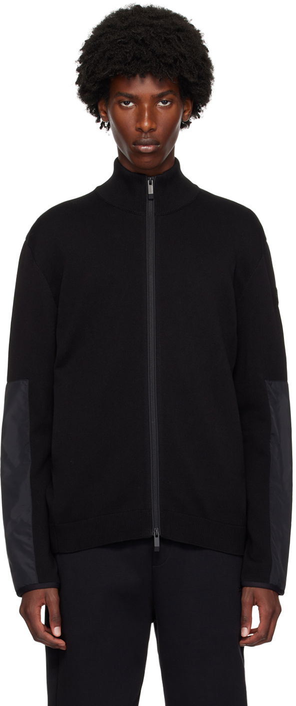 Pleteni pulover Moncler Black Matt Sweater Črna | J20919B00009M1367, 0