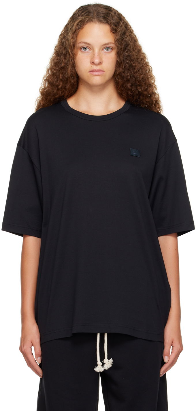 Majica Acne Studios Patch T-Shirt Črna | CI0140-, 0