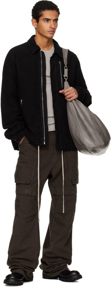 Jakna Rick Owens Rick Owens DRKSHDW Concealed Zipfront Jacket Črna | DU02E7775 BMO, 4