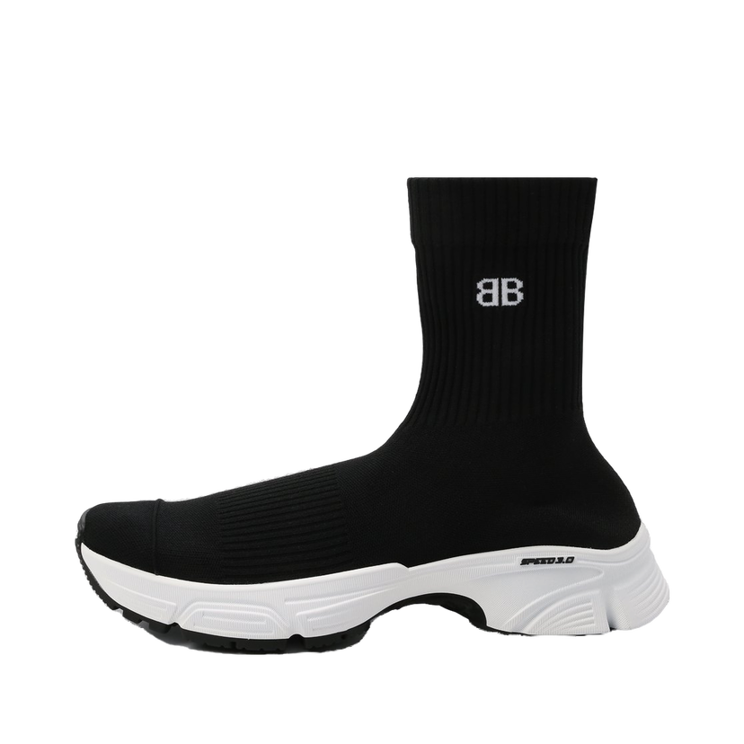 Superge in čevlji Balenciaga Speed 3.0 Sneakers "Black & White" Črna | 654466 W2DN1