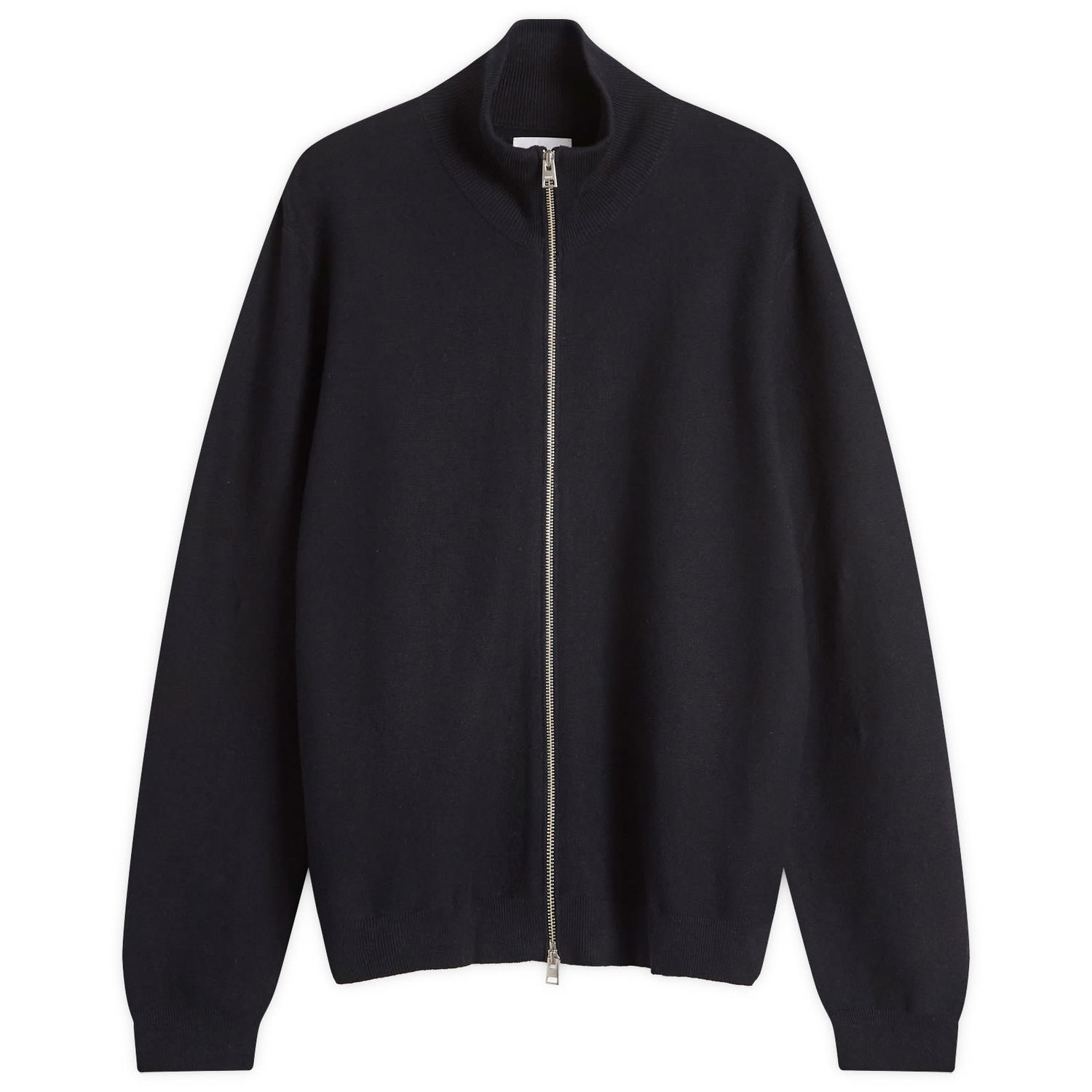 Pleteni pulover NORSE PROJECTS Links Cotton Linen Zip Jacket, Size Large Mornarica | N45-0635-7004, 0