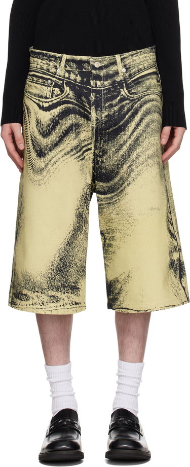 Kratke hlače Camper CAMPERLAB Distorted Denim Shorts Rumena | AU00007-005, 0