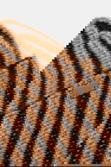 Modni dodatki UGG CHUNKY Knitted Striped Wool Blend Hat and Fingerless Gloves Set Večbarvna | 103605, 5