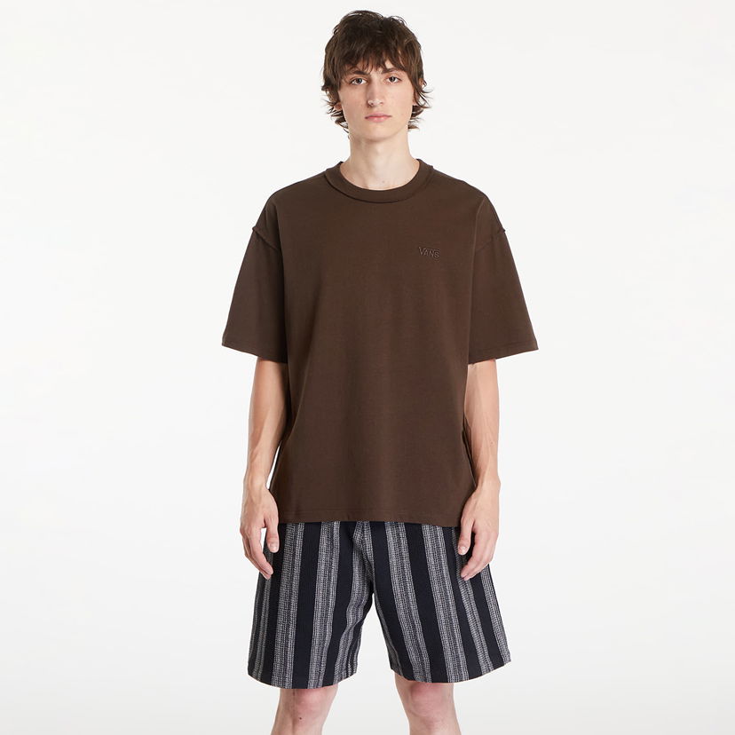 Majica Vans LX Premium Short Sleeve T-Shirt Demitasse Rjava | VN000GBY3N11