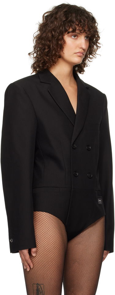 Bodi Coperni Coperni Tailored Bodysuit Črna | COPV63F3004, 1