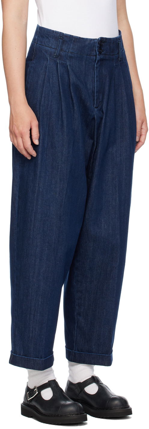 Kavbojke YMC YMC Keaton Denim Trousers Modra | Q4AZF, 1