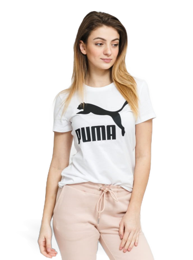 Majica Puma Classics Logo Tee Bela | 530076 02