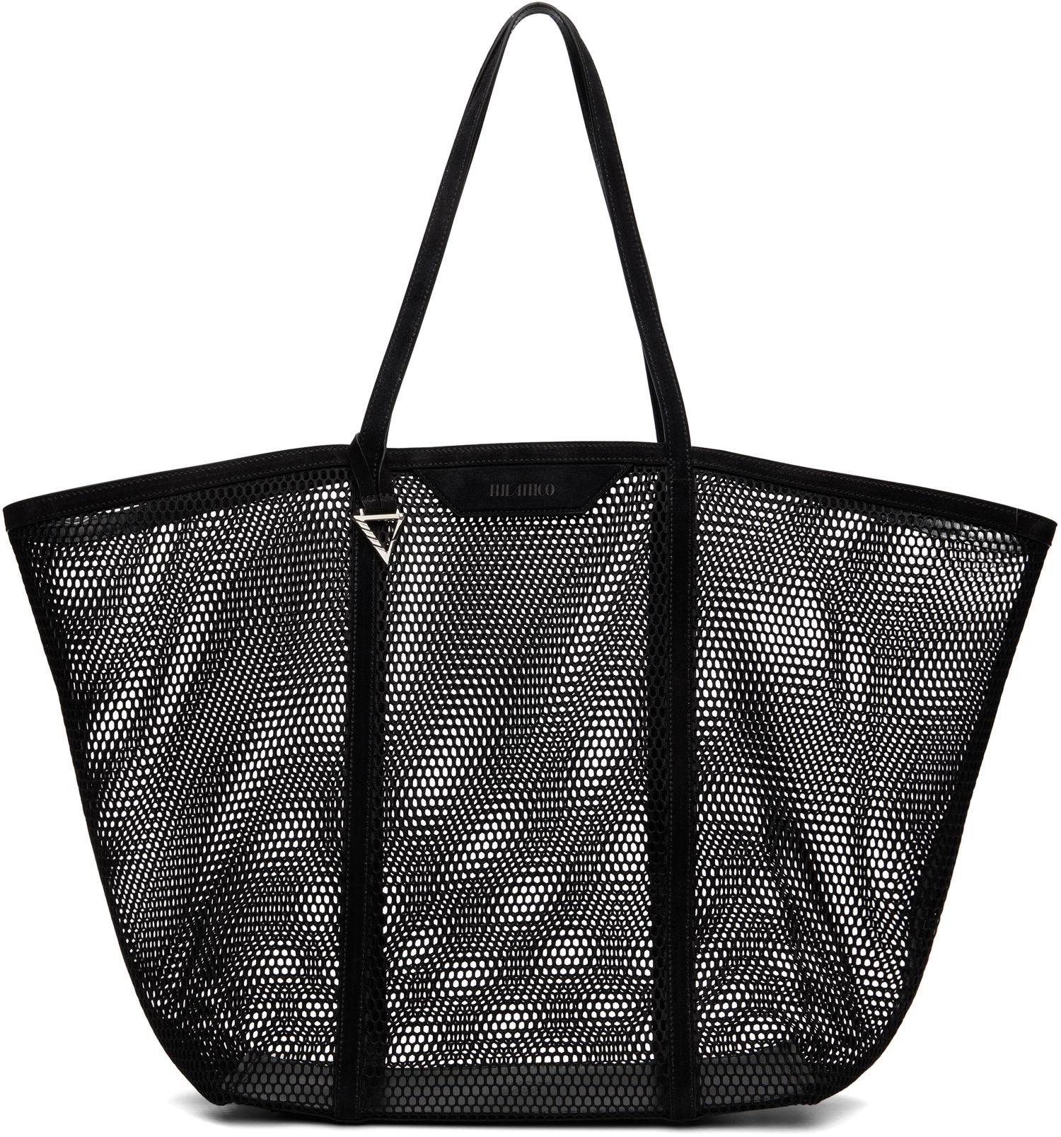 Tote bag The Attico Attico Via del Mare Mesh Tote Črna | 250WAH00053 EEE102AA, 0