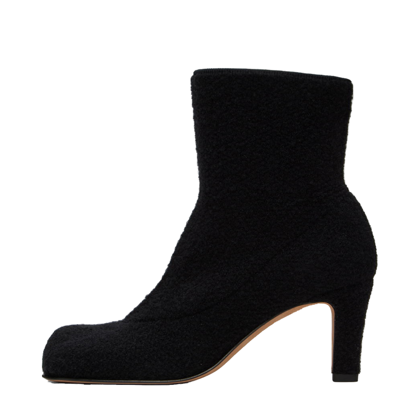 Superge in čevlji Bottega Veneta Wool Bouclé Boots "Black" Črna | 708916 V28M0