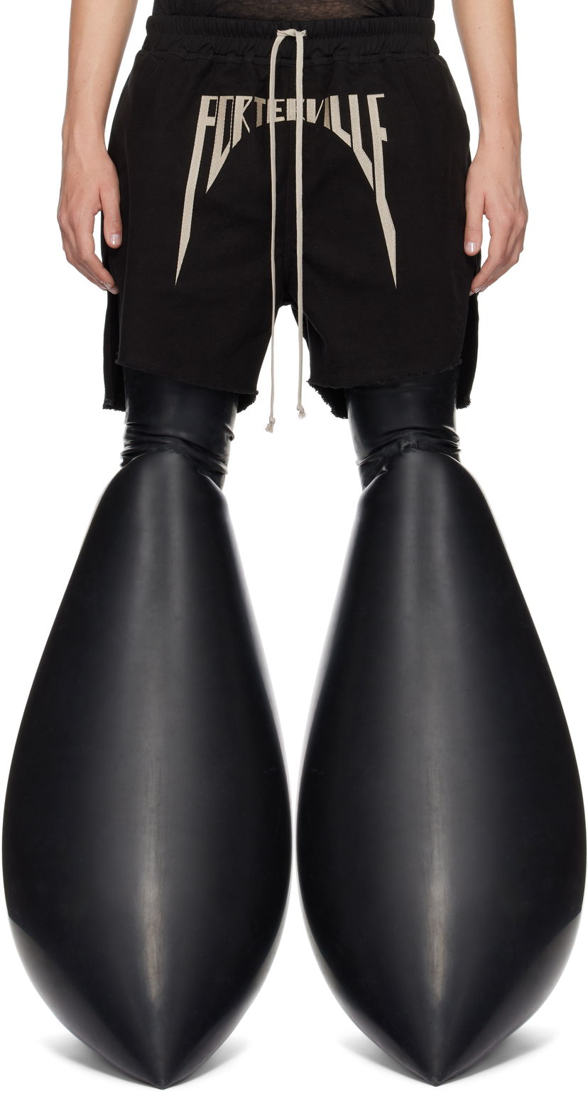 Kratke hlače Rick Owens Boxers Shorts Črna | RR02D6304 TBEM7