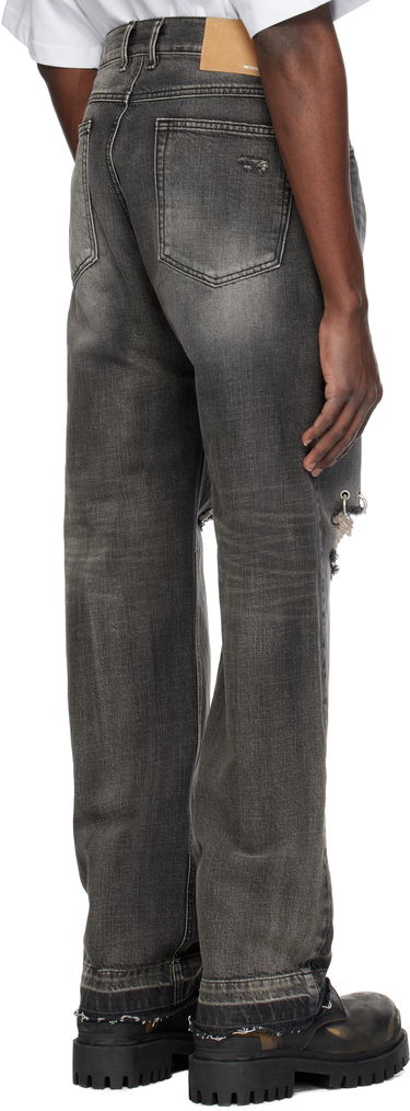 Kavbojke We11done We11done Distressed Jeans Siva | WD-DP0-25-333-M-BK, 2