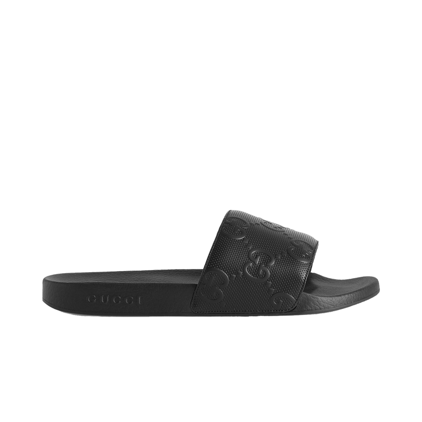 Superge in čevlji Gucci GG Slide Demetra Black Črna | 681880 UKU00 1000