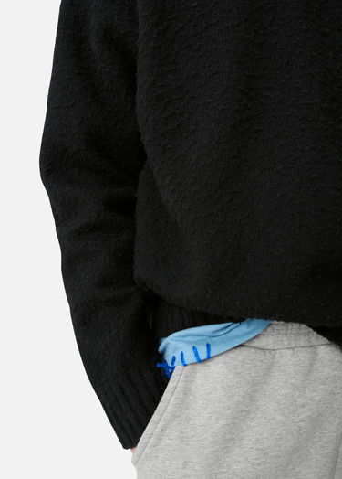 Pleteni pulover AXEL ARIGATO Miles Knitted Crewneck Sweater Črna | A3412001, 6