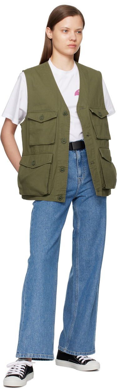 Telovnik Carhartt WIP Utility Cotton Canvas Vest Zelena | I032980 1YS4G, 3