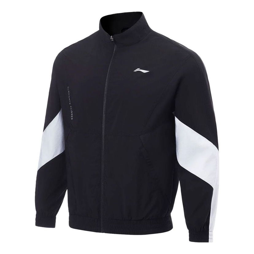 Vetrovka Li-Ning Color Block Training Jacket Črna | AFDT385-6