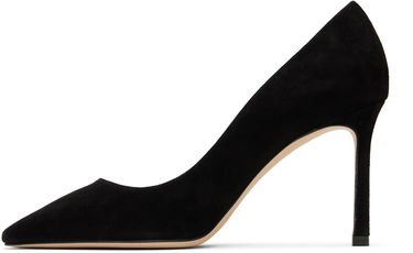Superge in čevlji Jimmy Choo Jimmy Choo Romy 85 Suede Heels Črna | ROMY 85 SUEDE, 2