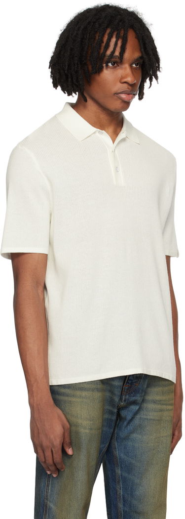 Polo majica rag & bone Rag & Bone Harvey Knit Polo Bela | MBS22HS019UC19, 1