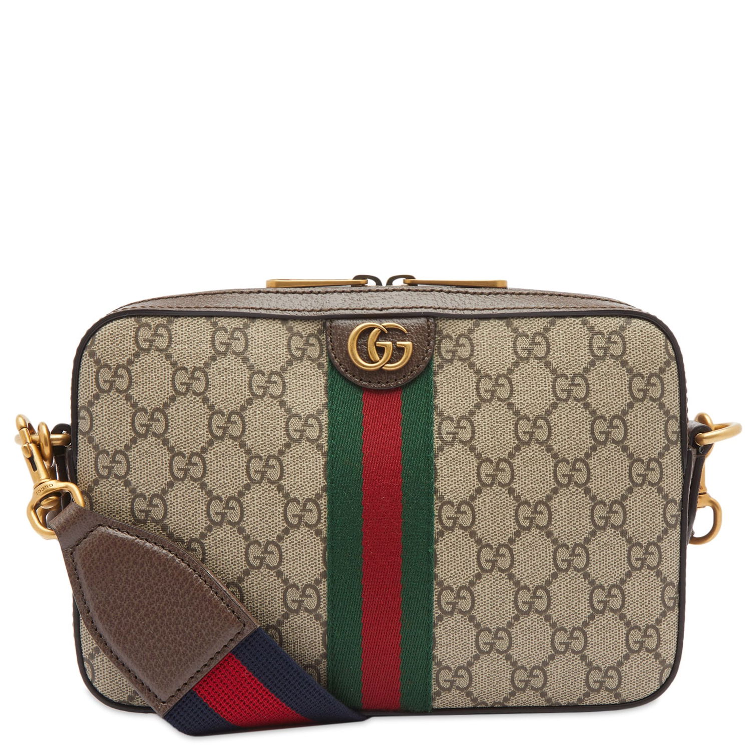 Torbice za okoli pasu Gucci Ophidia GG Monogram Camera Bag Bež | 699439-9C2ST-8920, 0