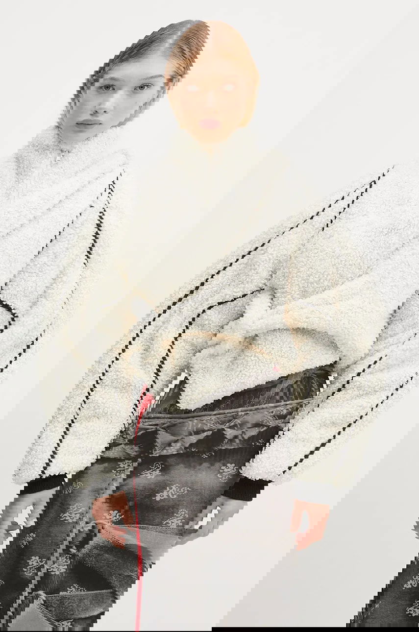 Pulover Ottolinger Ottolinger Asymmetrical Teddy Jacket Bela | 1090603121, 0